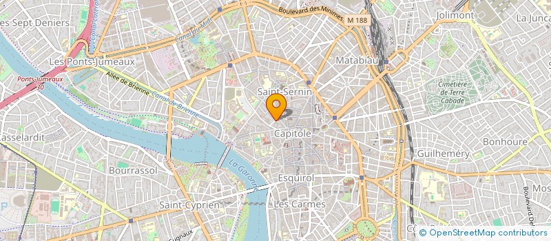 localisation de l'entreprise MONSIEUR CYRILLE CASTERA à TOULOUSE