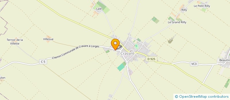 localisation de l'entreprise MONSIEUR CYRILLE CAUMONT à CRAVANT