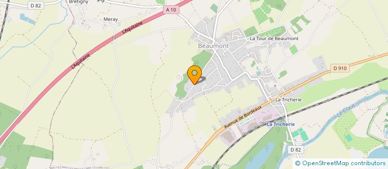 localisation de l'entreprise MONSIEUR CYRILLE CHABASSOL  BEAUMONT SAINT-CYR