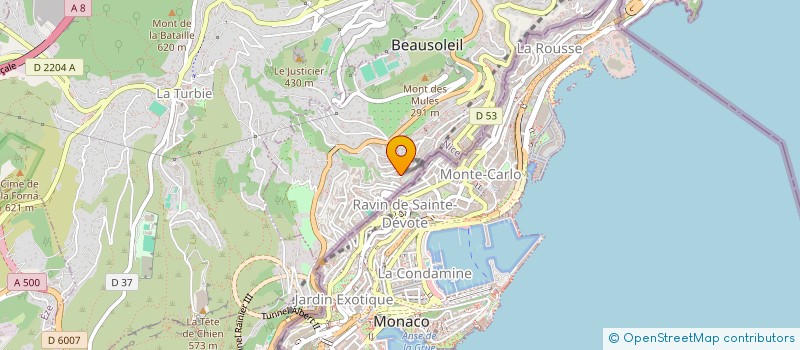 localisation de l'entreprise MONSIEUR CYRILLE CHABERT à BEAUSOLEIL