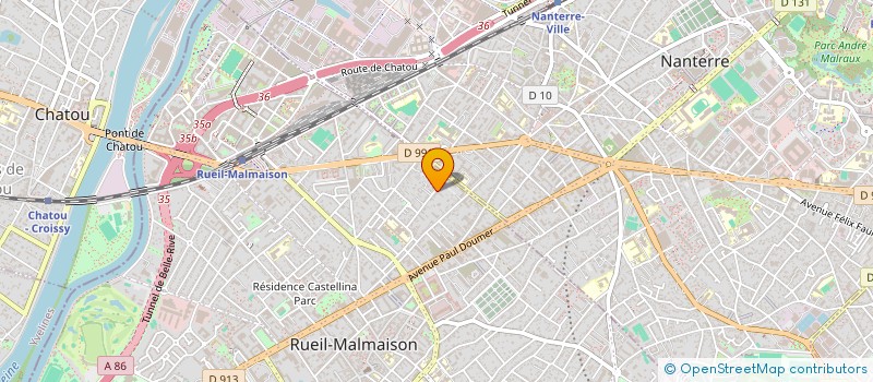 localisation de l'entreprise MONSIEUR CYRILLE CHAILLON à RUEIL-MALMAISON
