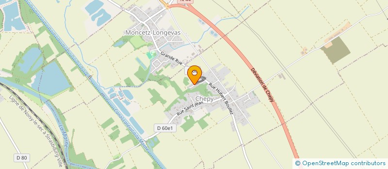 localisation de l'entreprise MONSIEUR CYRILLE CHAMPION  CHEPY