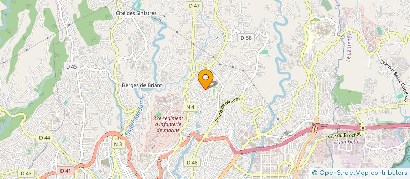 localisation de l'entreprise MONSIEUR CYRILLE CHARLOTTE CLERIA  FORT-DE-FRANCE