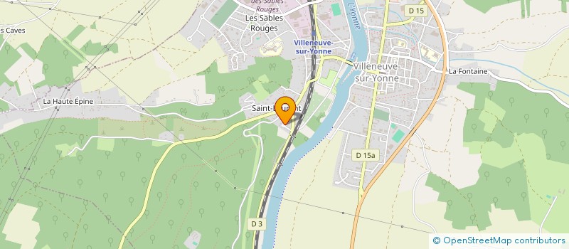 localisation de l'entreprise MONSIEUR CYRILLE CHARPENTIER  VILLENEUVE-SUR-YONNE