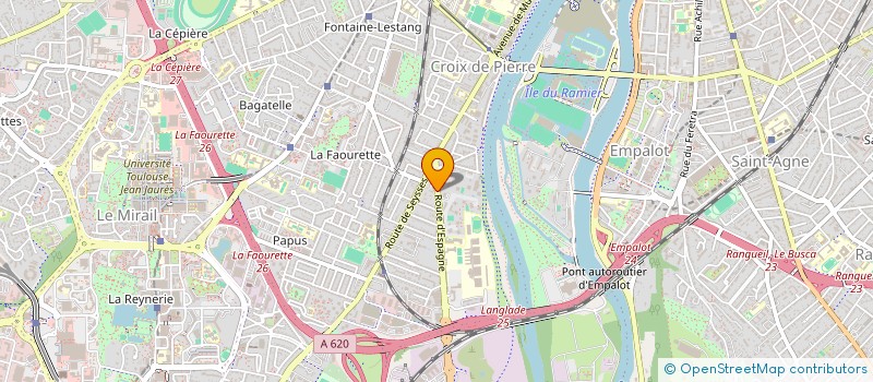 localisation de l'entreprise MONSIEUR CYRILLE CHAUGNE à TOULOUSE