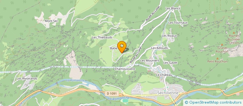 localisation de l'entreprise MONSIEUR CYRILLE CHAVIGNY  SECHILIENNE