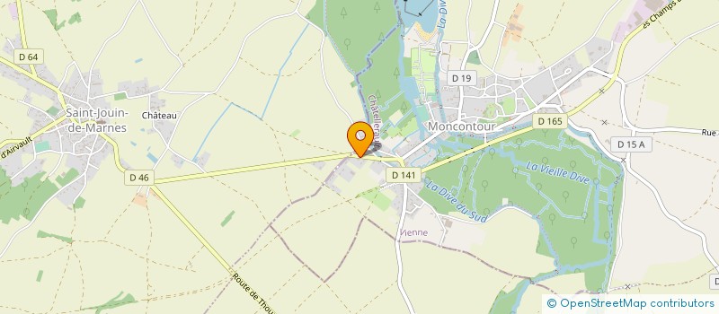 localisation de l'entreprise MONSIEUR CYRILLE CHICARD  MONCONTOUR