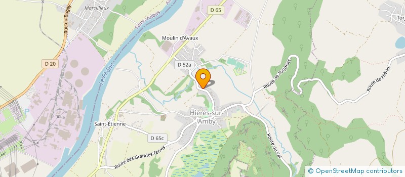 localisation de l'entreprise MONSIEUR CYRILLE CHOLLIER  HIERES-SUR-AMBY