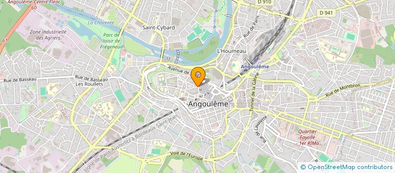 localisation de l'entreprise MONSIEUR CYRILLE CHRISTMANN à ANGOULEME