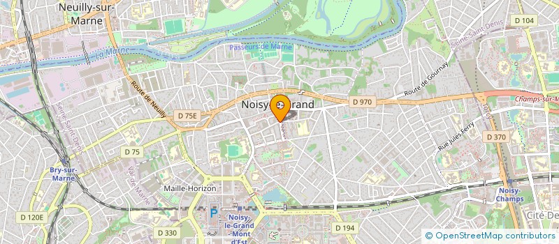 localisation de l'entreprise MONSIEUR CYRILLE CLAUDEL  NOISY-LE-GRAND