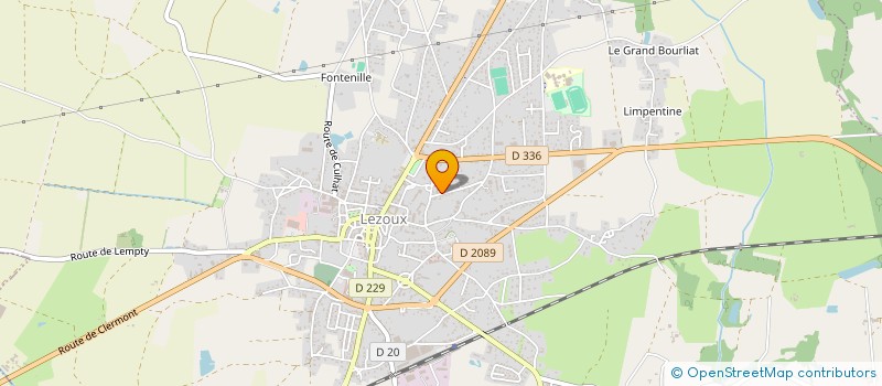 localisation de l'entreprise MONSIEUR CYRILLE CLEMENT à LEZOUX