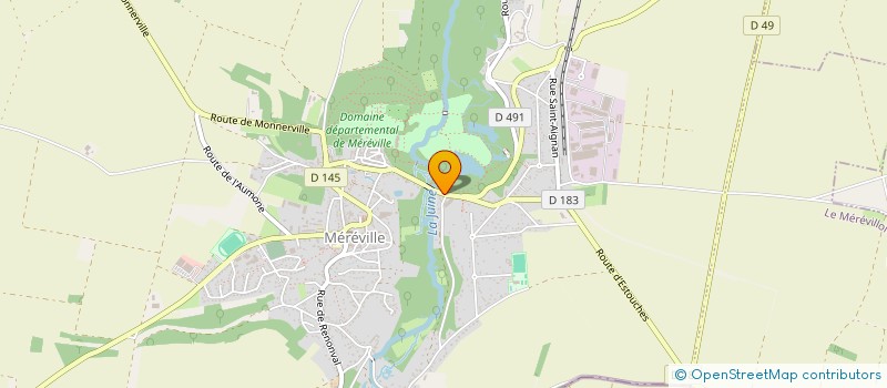 localisation de l'entreprise MONSIEUR CYRILLE CLEMENT  LE MEREVILLOIS