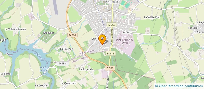 localisation de l'entreprise MONSIEUR CYRILLE COJEAN  PLEURTUIT