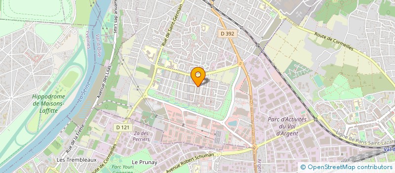 localisation de l'entreprise MONSIEUR CYRILLE COLLIN à CORMEILLES-EN-PARISIS