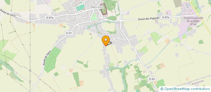 localisation de l'entreprise MONSIEUR CYRILLE CONSTANS  MERVILLE