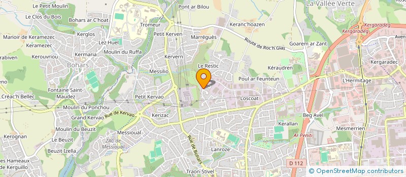 localisation de l'entreprise MONSIEUR CYRILLE COQUERIE  BREST