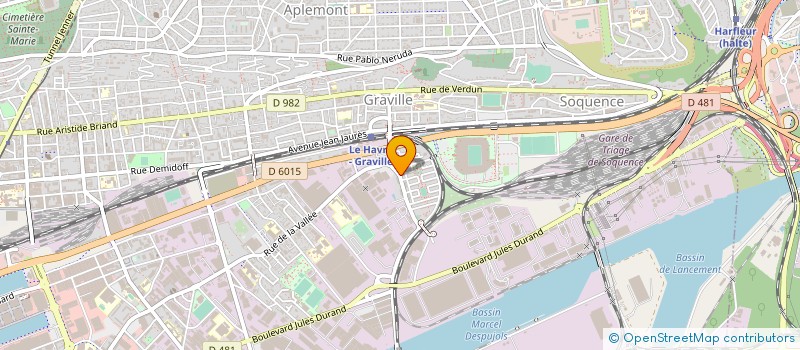 localisation de l'entreprise MONSIEUR CYRILLE CORNIOU  LE HAVRE