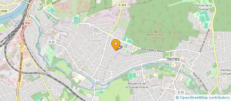 localisation de l'entreprise MONSIEUR CYRILLE CORNUET  CROSNE