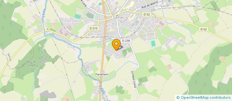 localisation de l'entreprise MONSIEUR CYRILLE COULOMBEL à SAMER