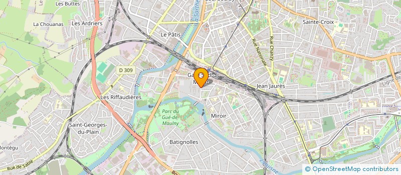 localisation de l'entreprise MONSIEUR CYRILLE COUSSAT à LE MANS