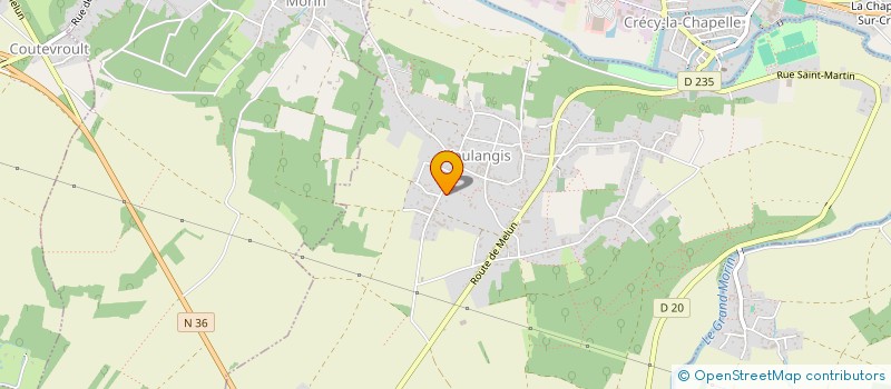 localisation de l'entreprise MONSIEUR CYRILLE CROUZEVIALLE  VOULANGIS