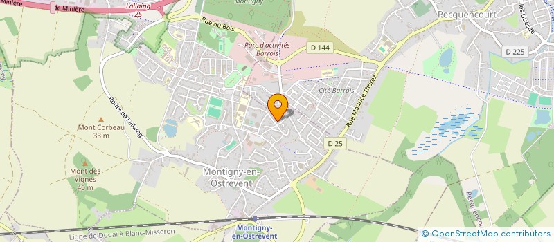 localisation de l'entreprise MONSIEUR CYRILLE DAQUET à MONTIGNY-EN-OSTREVENT