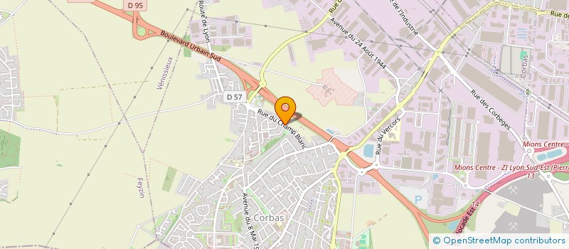 localisation de l'entreprise MONSIEUR CYRILLE DESCOTES à CORBAS