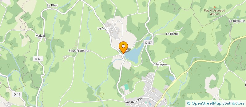localisation de l'entreprise MONSIEUR CYRILLE DESJACQUES à MARSAC