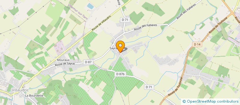 localisation de l'entreprise MONSIEUR CYRILLE DESSAINT  VILLEMUR-SUR-TARN