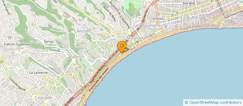 localisation de l'entreprise MONSIEUR CYRILLE DESVEAUX à NICE