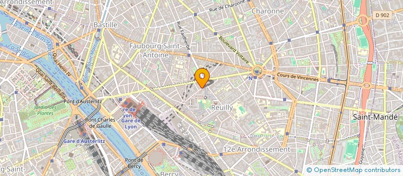 localisation de l'entreprise MONSIEUR CYRILLE DEUN à PARIS