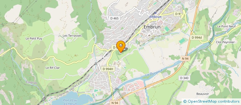 localisation de l'entreprise MONSIEUR CYRILLE DEUSS à EMBRUN