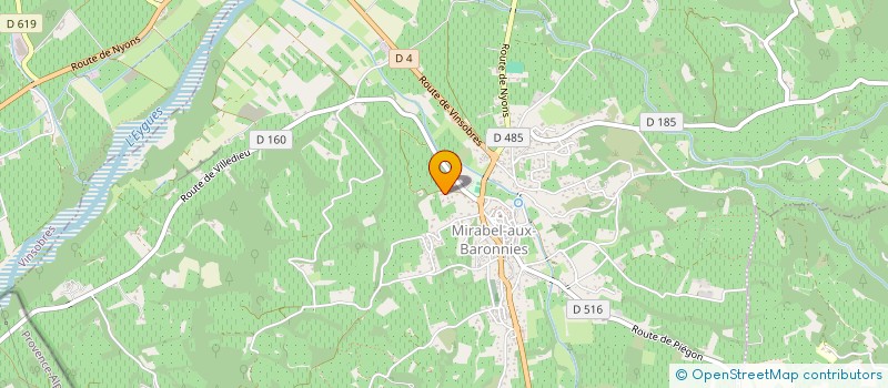 localisation de l'entreprise MONSIEUR CYRILLE DIASPARRA  MIRABEL-AUX-BARONNIES