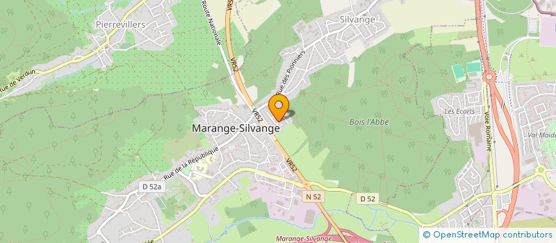 localisation de l'entreprise MONSIEUR CYRILLE DOROSZEWSKI  MARANGE-SILVANGE