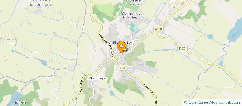 localisation de l'entreprise MONSIEUR CYRILLE DOUMERGUE  LAVIT