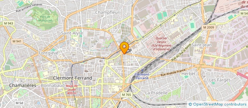 localisation de l'entreprise MONSIEUR CYRILLE DOVA  CLERMONT-FERRAND