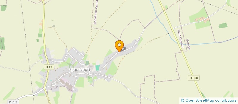 localisation de l'entreprise MONSIEUR CYRILLE DROMAS  SEBONCOURT