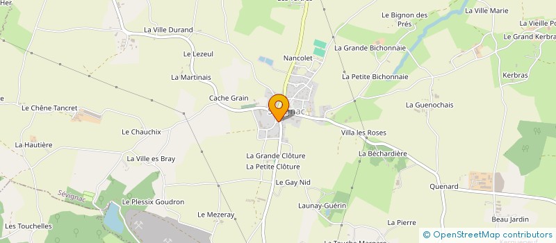 localisation de l'entreprise MONSIEUR CYRILLE DRONIOU  SEVIGNAC