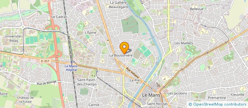 localisation de l'entreprise MONSIEUR CYRILLE DUBOIS  LE MANS