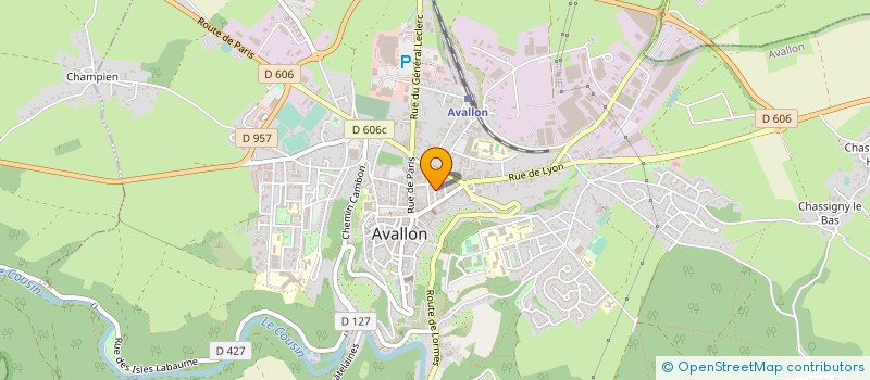 localisation de l'entreprise MONSIEUR CYRILLE DUCET à AVALLON