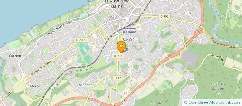 localisation de l'entreprise MONSIEUR CYRILLE DUCH à THONON-LES-BAINS
