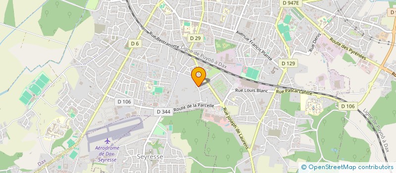 localisation de l'entreprise MONSIEUR CYRILLE DUCHATEL à DAX