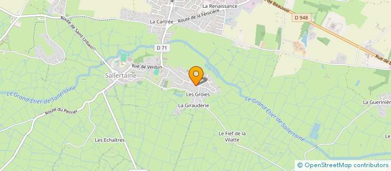 localisation de l'entreprise MONSIEUR CYRILLE DUPONT à SALLERTAINE