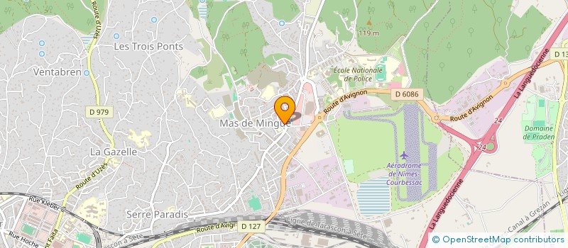 localisation de l'entreprise MONSIEUR CYRILLE DUSSERRE  NIMES