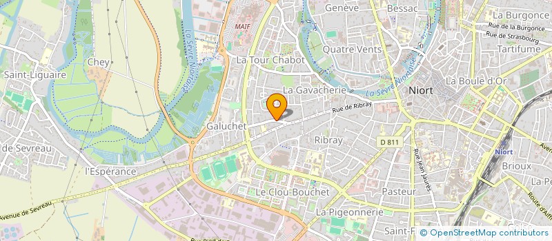 localisation de l'entreprise MONSIEUR CYRILLE ETTOUATI  NIORT