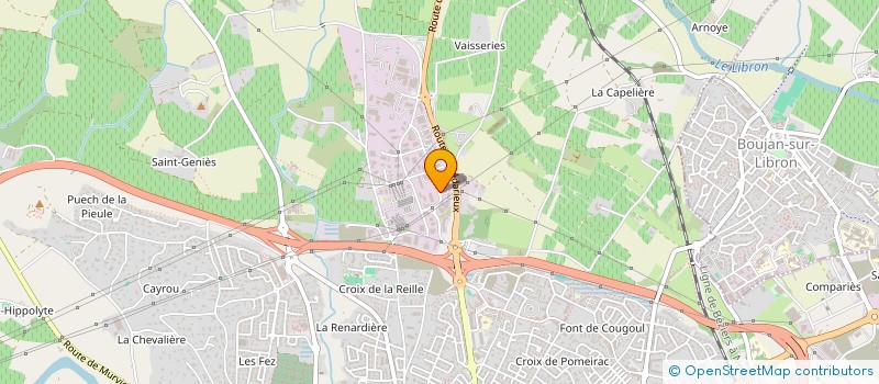 localisation de l'entreprise MONSIEUR CYRILLE EYMARD à BEZIERS