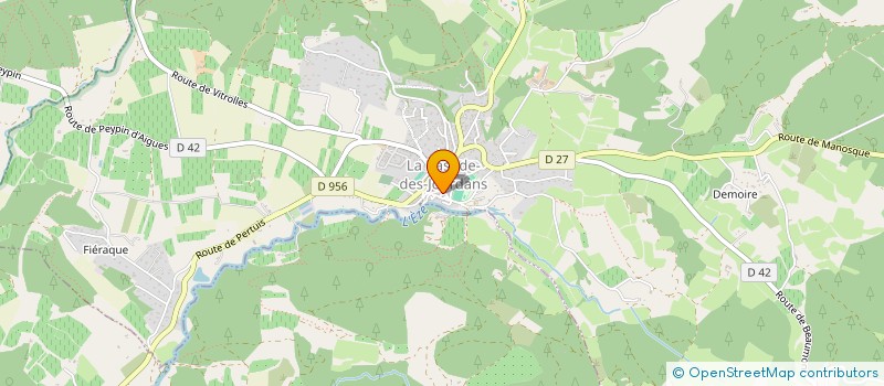 localisation de l'entreprise MONSIEUR CYRILLE FAUCHER  LA MOTTE-D'AIGUES