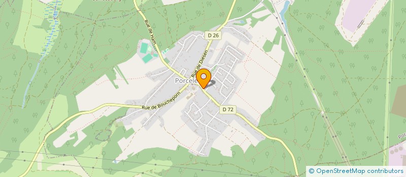 localisation de l'entreprise MONSIEUR CYRILLE FAURE  PORCELETTE