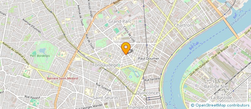 localisation de l'entreprise MONSIEUR CYRILLE FAVRIOU à BORDEAUX