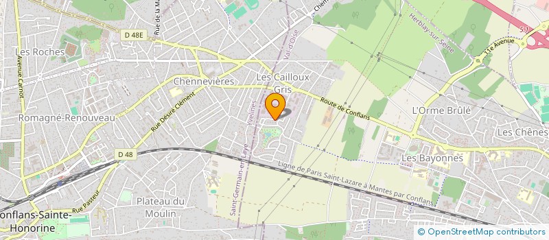 localisation de l'entreprise MONSIEUR CYRILLE FELDER  HERBLAY-SUR-SEINE